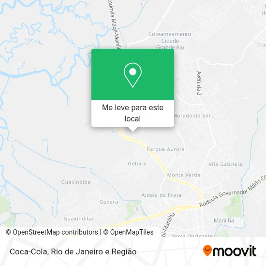 Coca-Cola mapa
