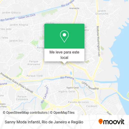 Sanny Moda Infantil mapa