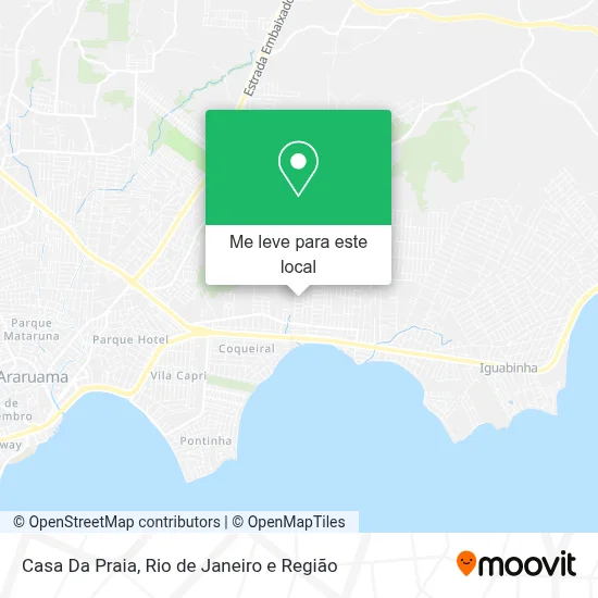 Casa Da Praia mapa