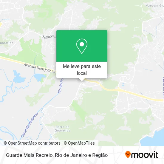 Guarde Mais Recreio mapa
