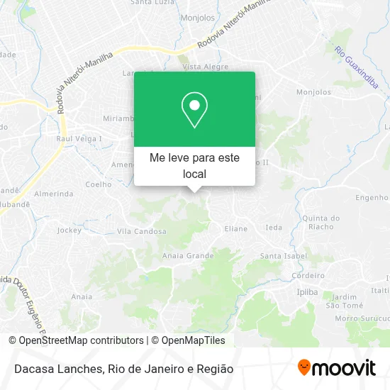 Dacasa Lanches mapa