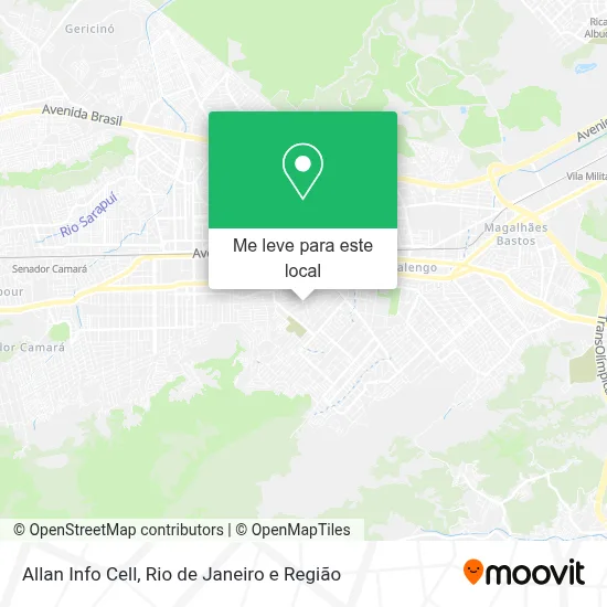 Allan Info Cell mapa