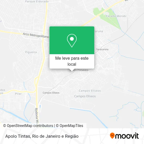 Apolo Tintas mapa