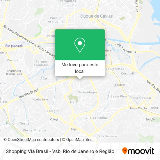 Shopping Via Brasil - Vsb mapa