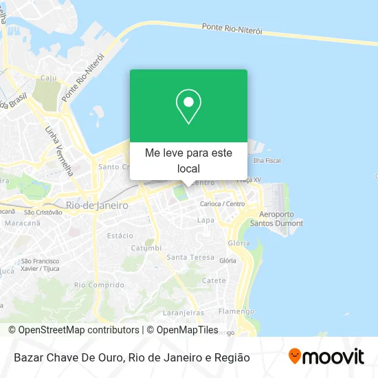 Bazar Chave De Ouro mapa