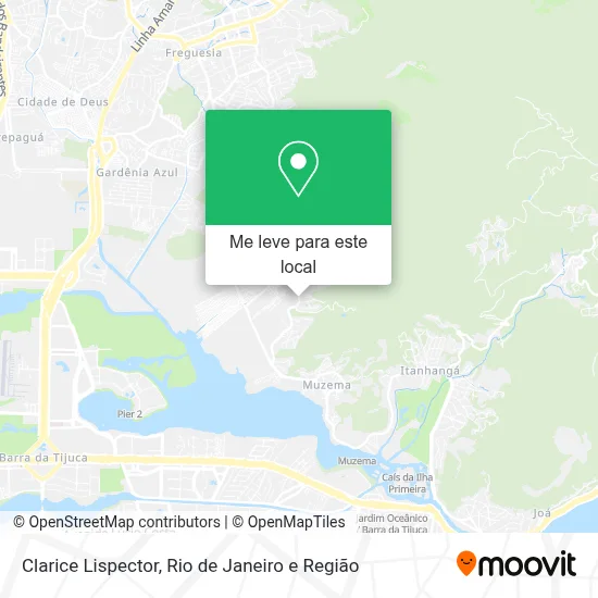 Clarice Lispector mapa