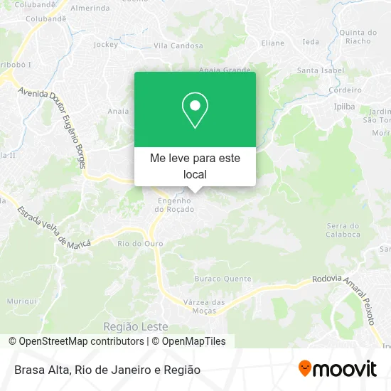 Brasa Alta mapa