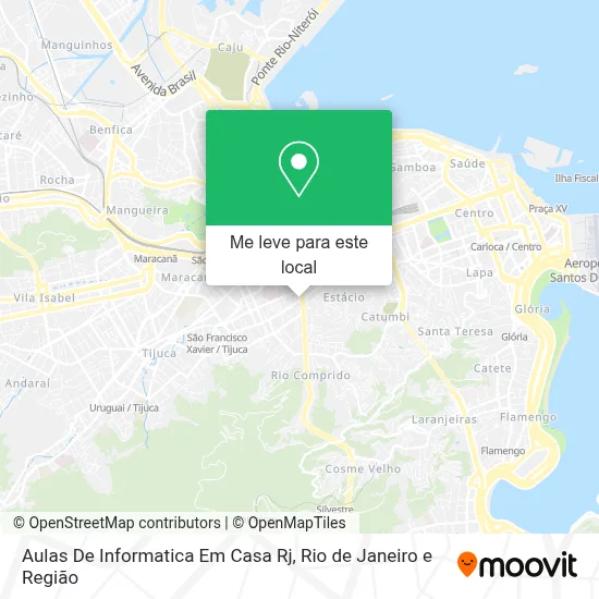 Aulas De Informatica Em Casa Rj mapa