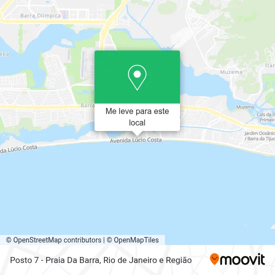 Posto 7 - Praia Da Barra mapa