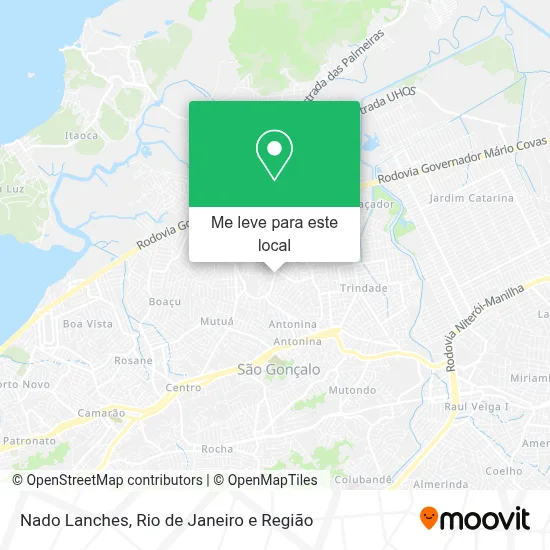 Nado Lanches mapa