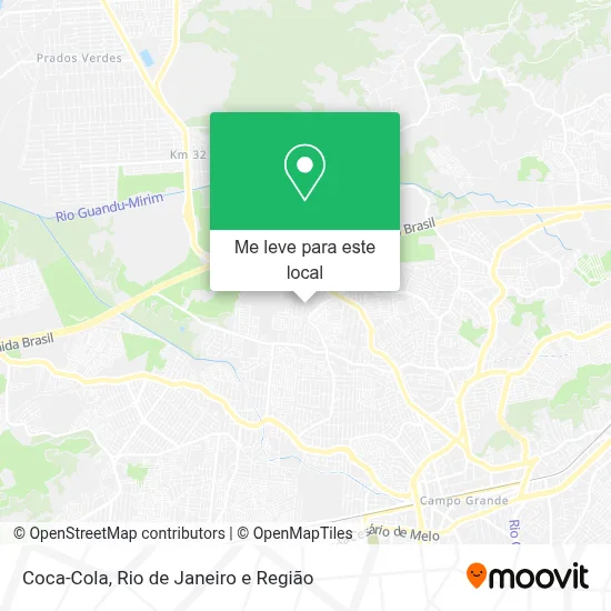 Coca-Cola mapa