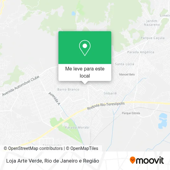 Loja Arte Verde mapa
