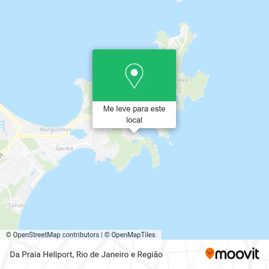 Da Praia Heliport mapa