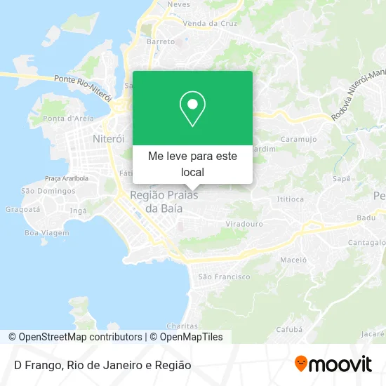 D Frango mapa