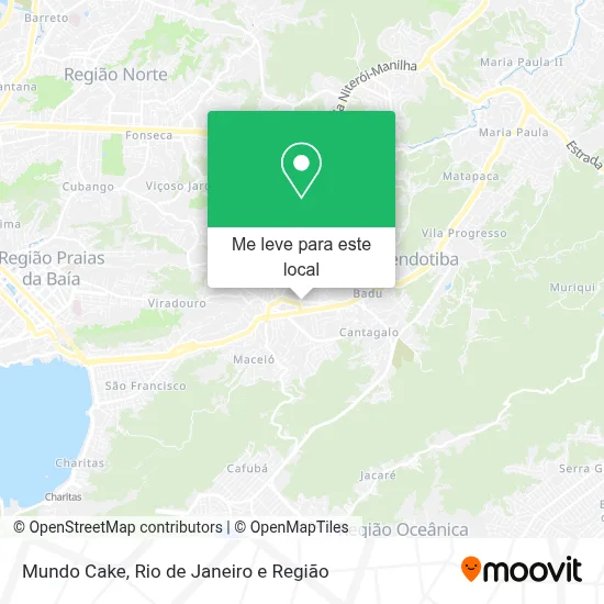 Mundo Cake mapa