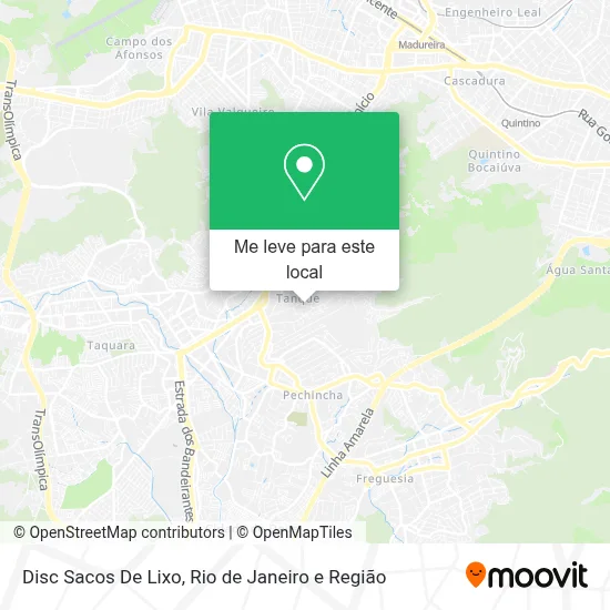 Disc Sacos De Lixo mapa