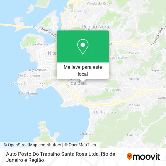 Auto Posto Do Trabalho Santa Rosa Ltda mapa