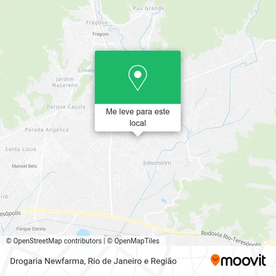 Drogaria Newfarma mapa