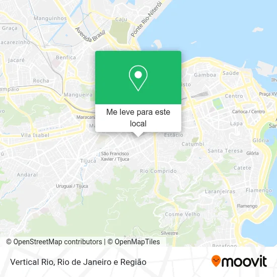 Vertical Rio mapa