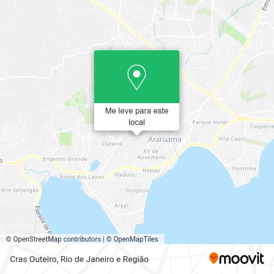 Cras Outeiro mapa