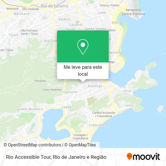 Rio Accessible Tour mapa