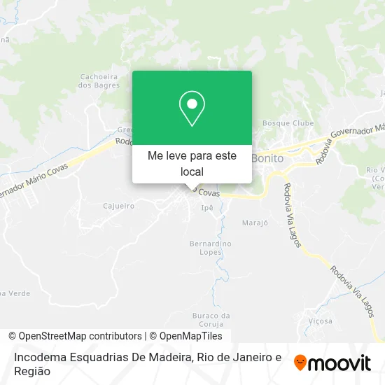 Incodema Esquadrias De Madeira mapa