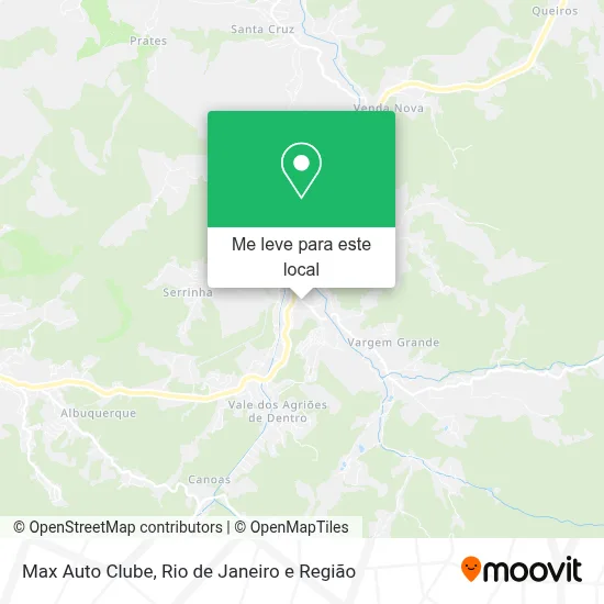 Max Auto Clube mapa