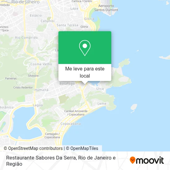 Restaurante Sabores Da Serra mapa
