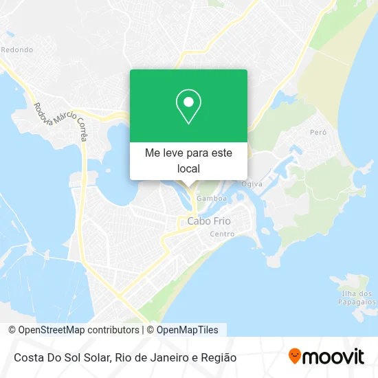 Costa Do Sol Solar mapa