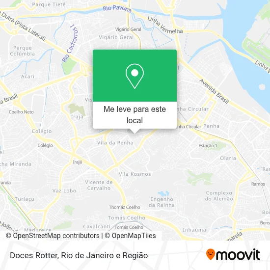 Doces Rotter mapa