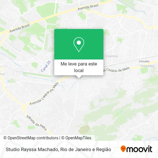 Studio Rayssa Machado mapa