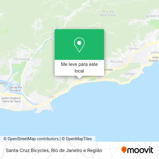 Santa Cruz Bicycles mapa