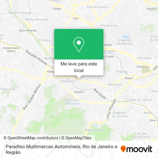 Paradiso Multimarcas Automóveis mapa