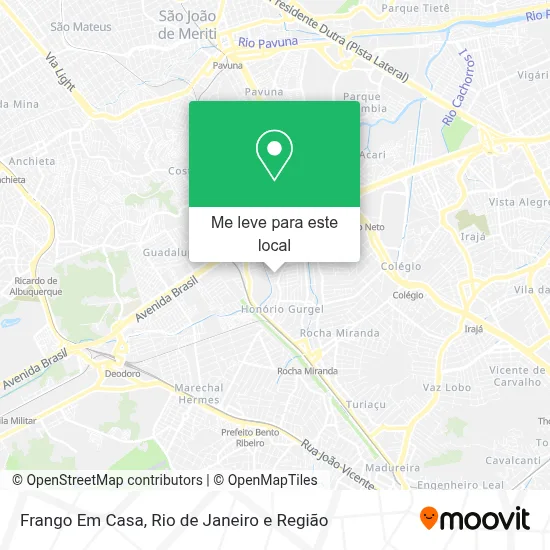 Frango Em Casa mapa