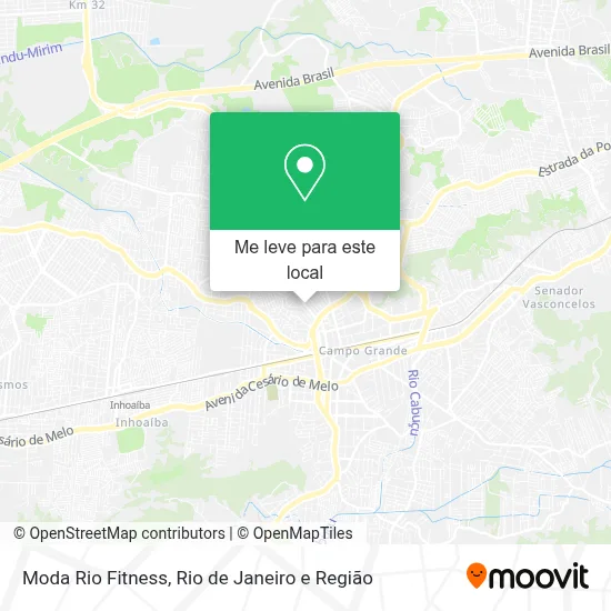 Moda Rio Fitness mapa
