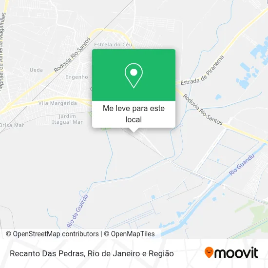 Recanto Das Pedras mapa