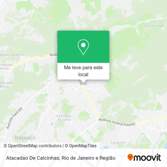 Atacadao De Calcinhas mapa