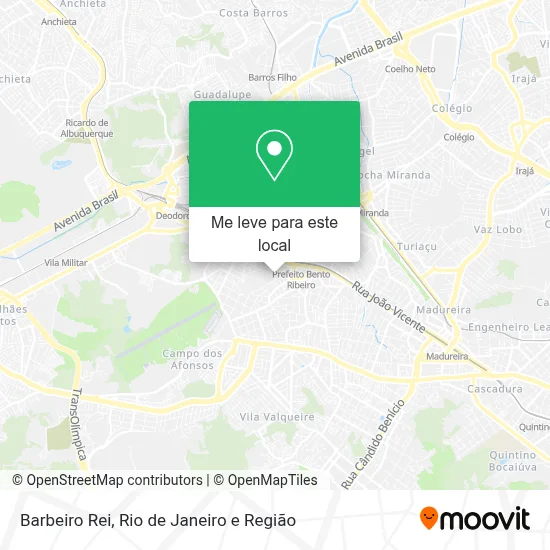 Barbeiro Rei mapa