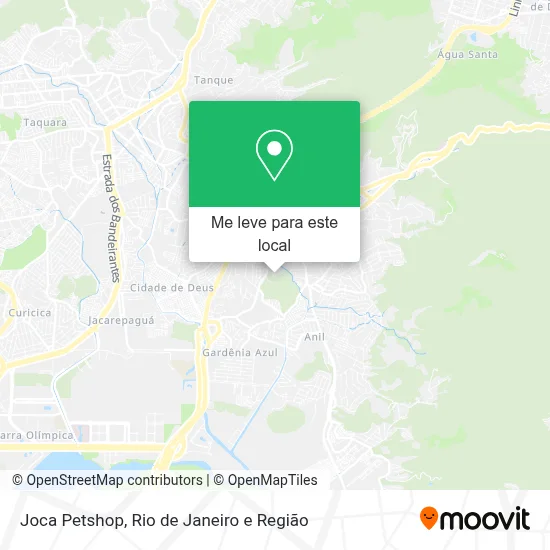 Joca Petshop mapa
