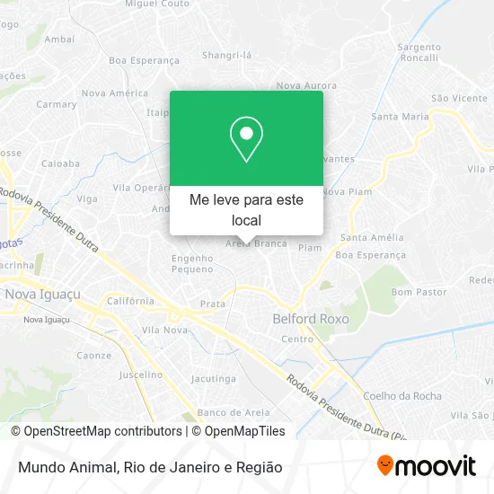 Mundo Animal mapa