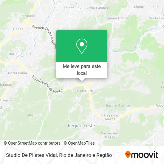 Studio De Pilates Vidal mapa