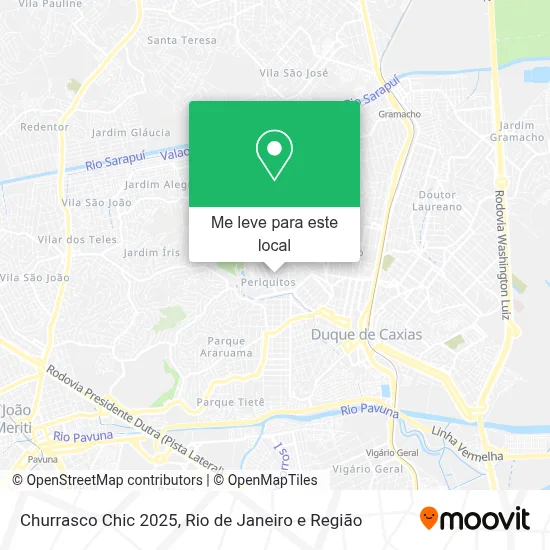 Churrasco Chic 2025 mapa