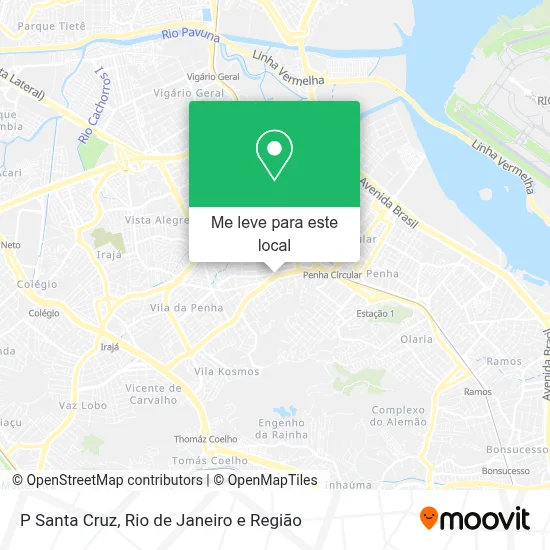 P Santa Cruz mapa