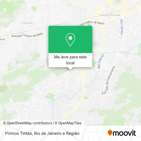Primos Tintas mapa