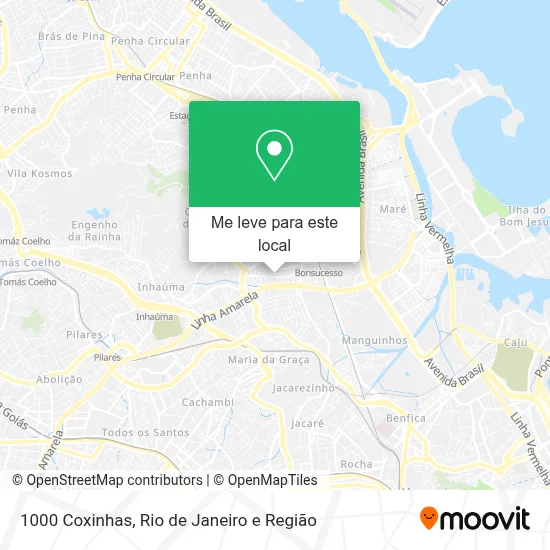 1000 Coxinhas mapa