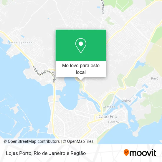 Lojas Porto mapa