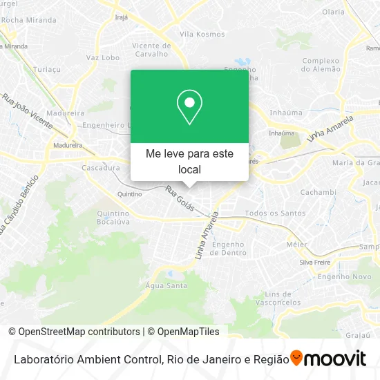 Laboratório Ambient Control mapa