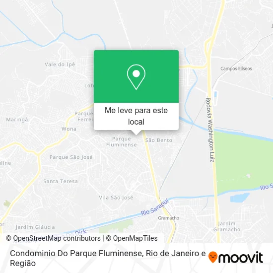 Condominio Do Parque Fluminense mapa