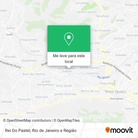 Rei Do Pastel mapa