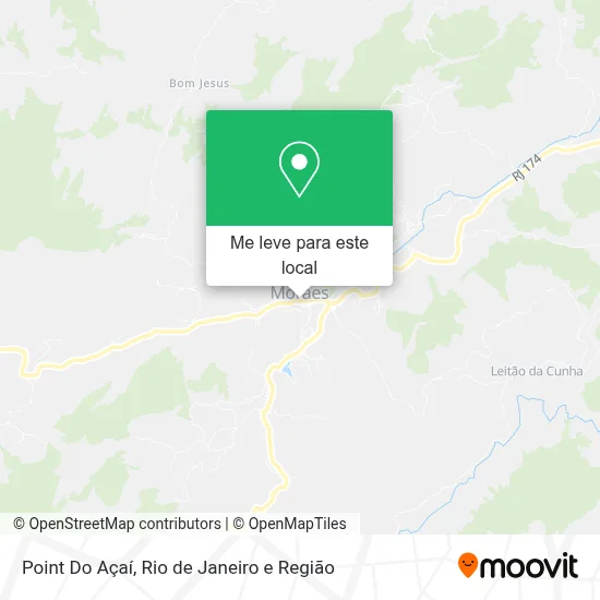 Point Do Açaí mapa